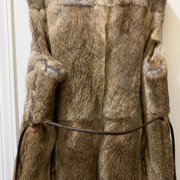 NWT -Coach Rabbit Fur Vest - Natural color - Picture 3 of 3